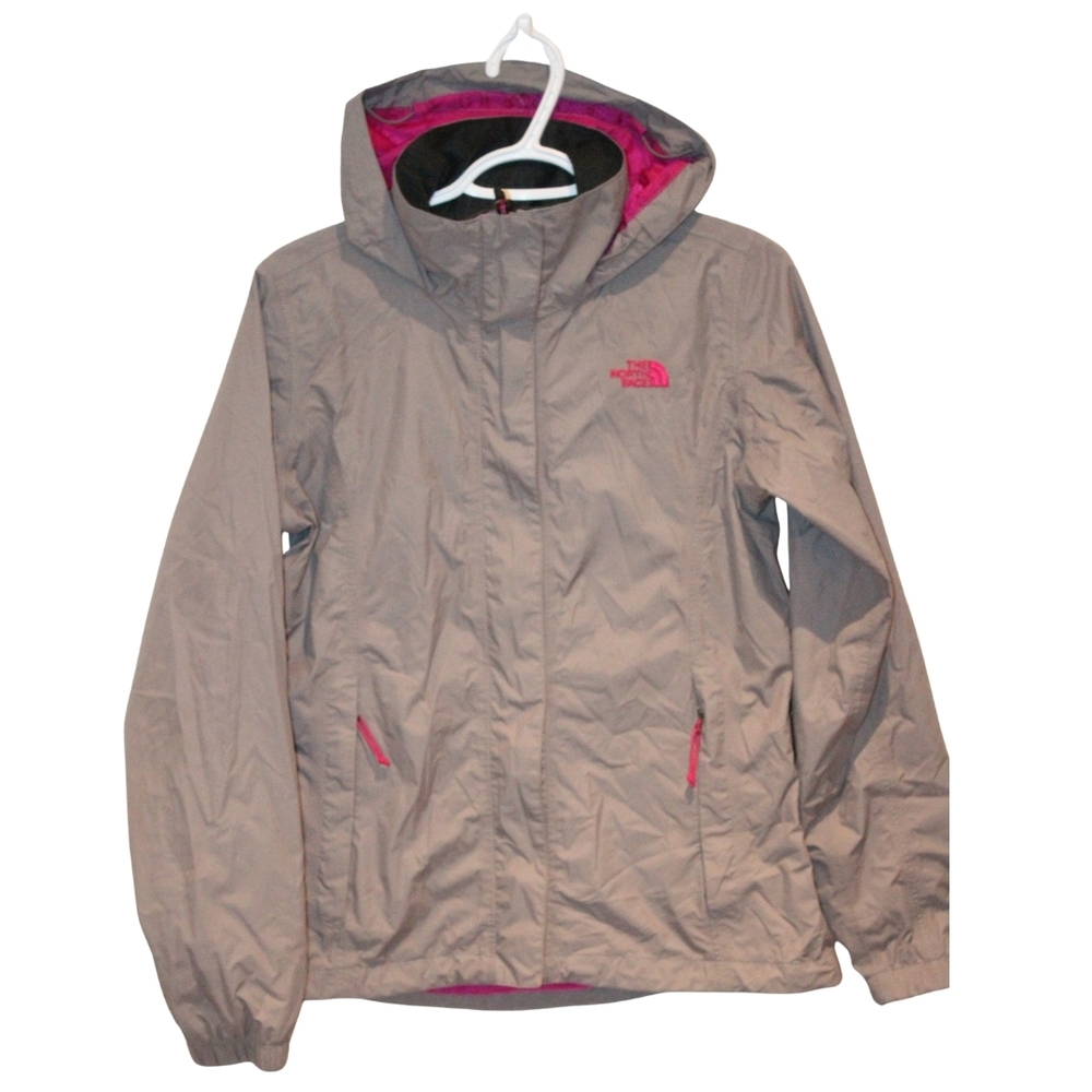 The North Face Grey and Pink Jacket Size Small